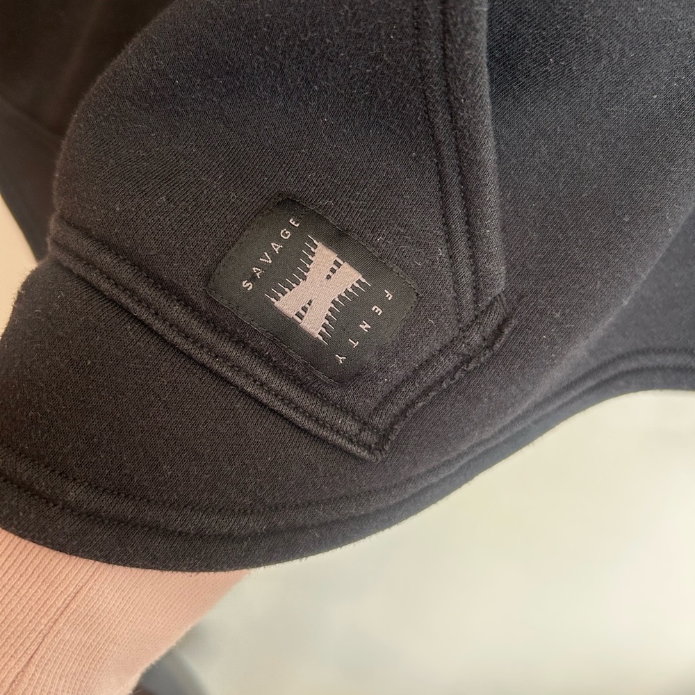 Black Hoodie With Drawstrings - image 3